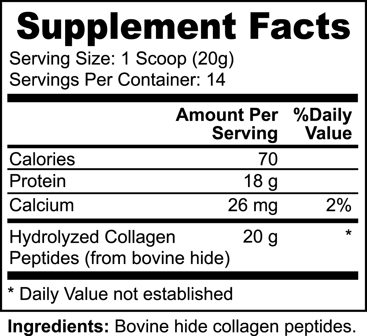 Vireo Nutrition Grass-Fed Hydrolyzed Collagen Peptides