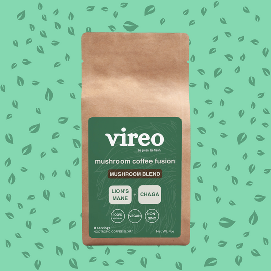 Vireo Nutrition Mushroom Coffee Fusion - Lion’s Mane & Chaga 4oz