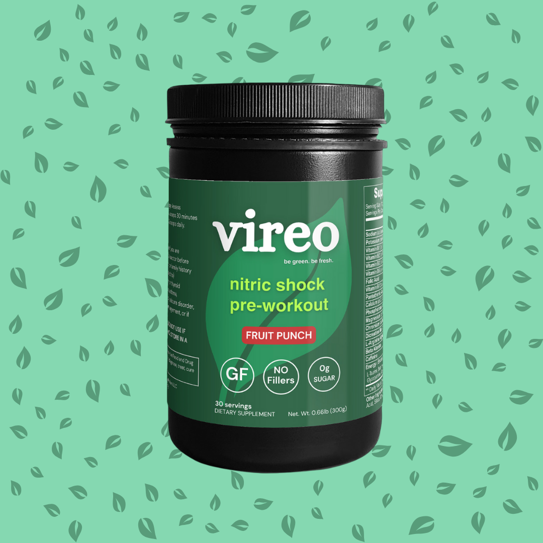 Vireo Nutrition Nitric Shock Pre-Workout Powder (Fruit Punch)